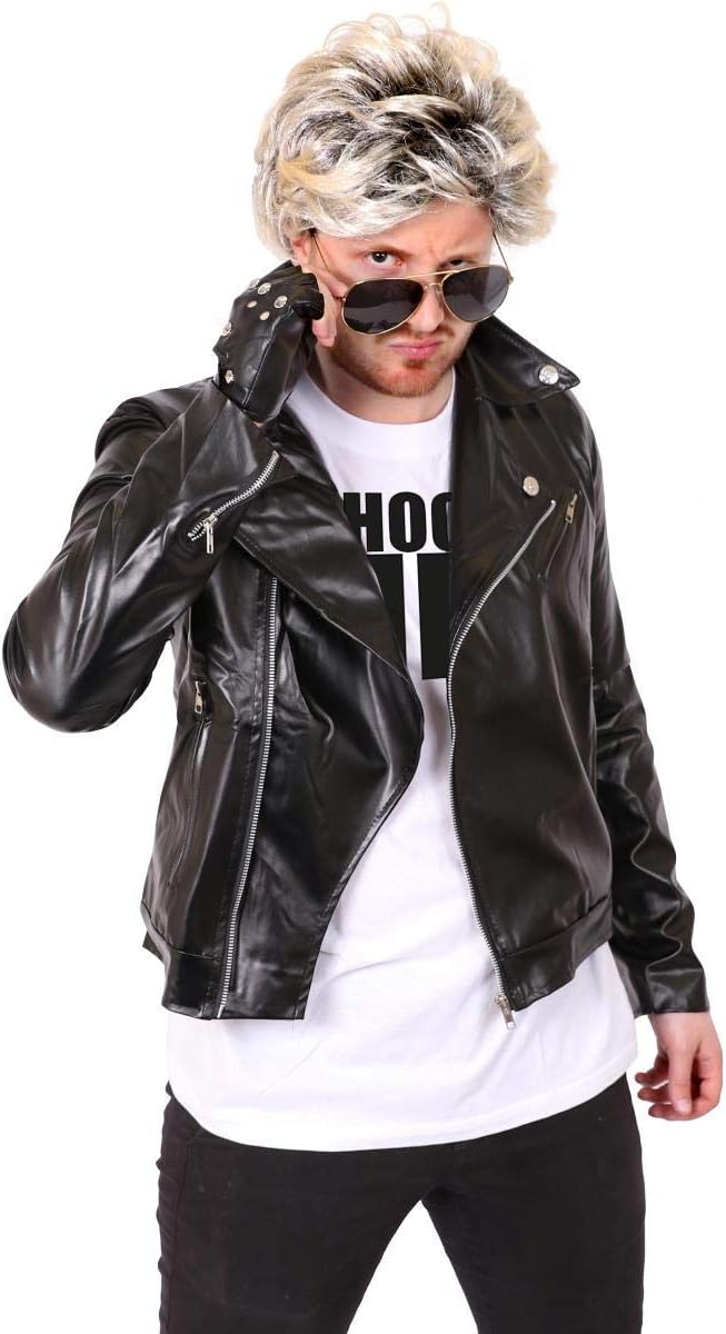 Disfraz cantante pop años 80 adulto Choose Life peluca gafas