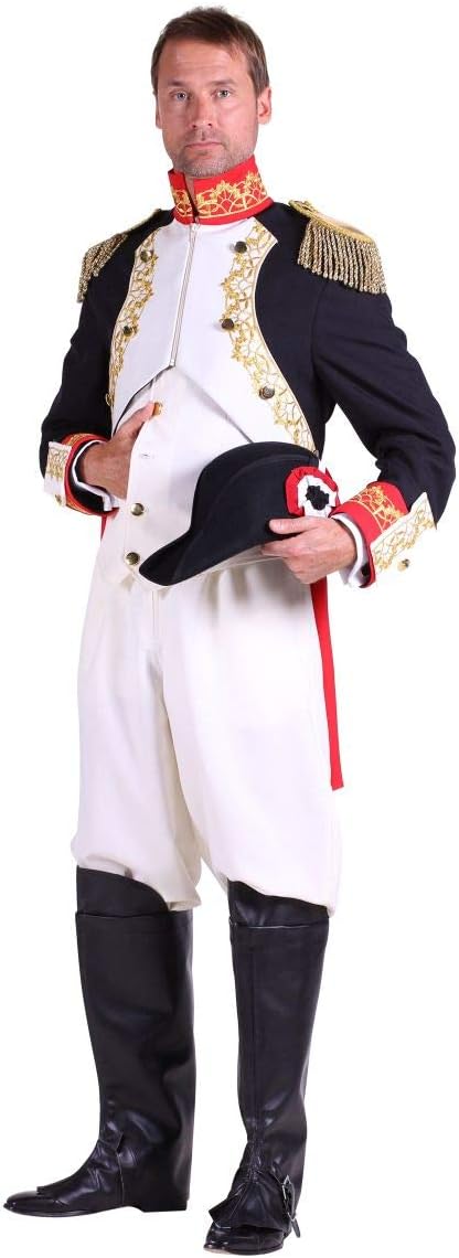 Disfraz Napoleón Bonaparte adulto uniforme imperial Thetru carnaval